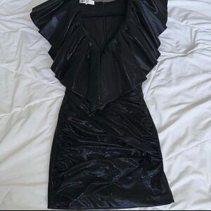 House of CB dress in black metallic. Size XS.
